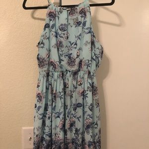 Blue Floral Dress (Francesca’s)